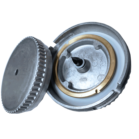 Aluminum lid with teflon gasket  ( ABAC PN1A, ABAC PN2A or ABAC PN5A)